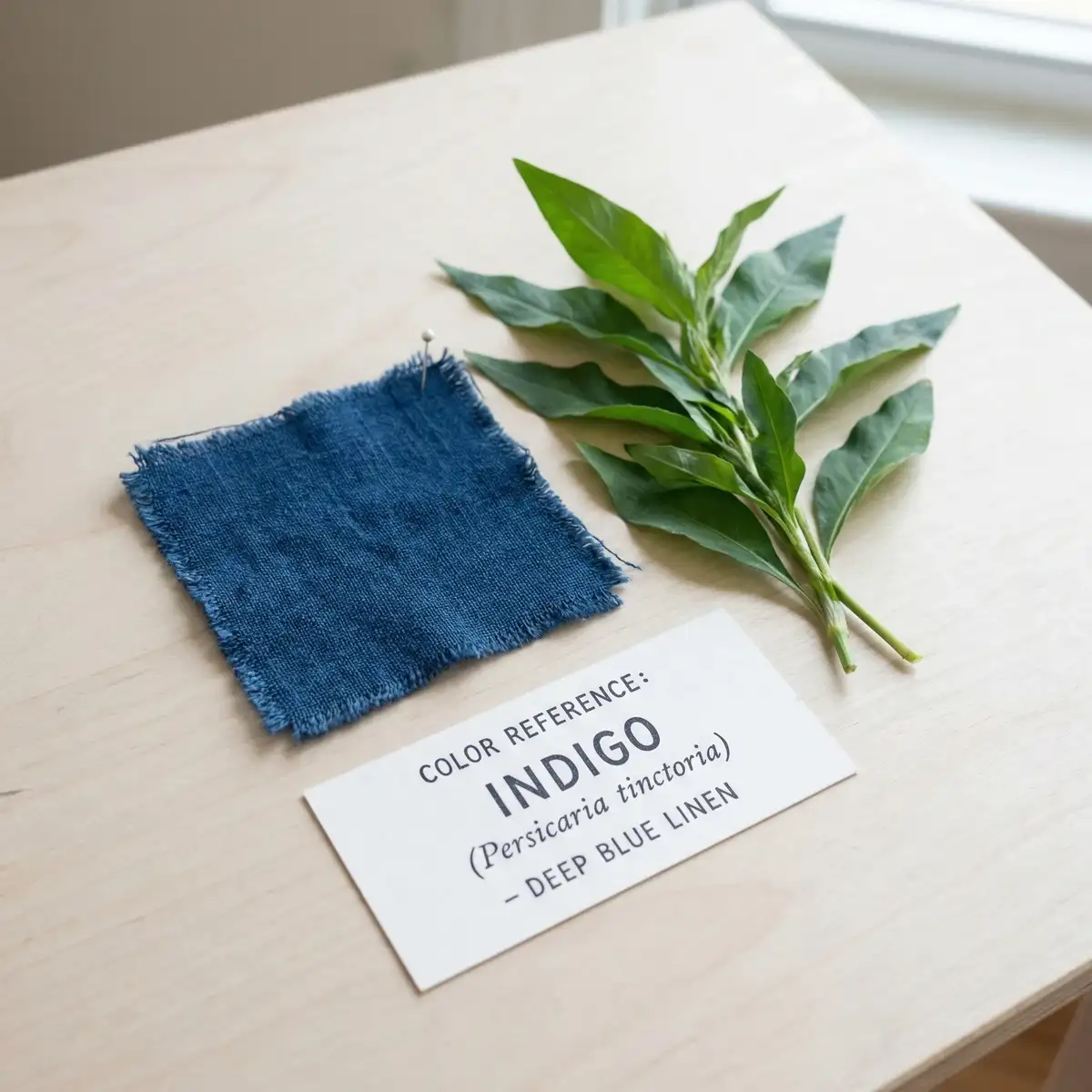 蓝靛草 - 天然靛蓝植物染料 | 麻豆