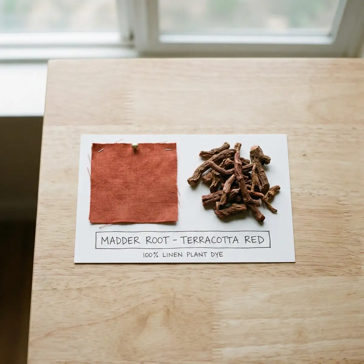 茜草根 - 天然赭红植物染料 | 麻豆