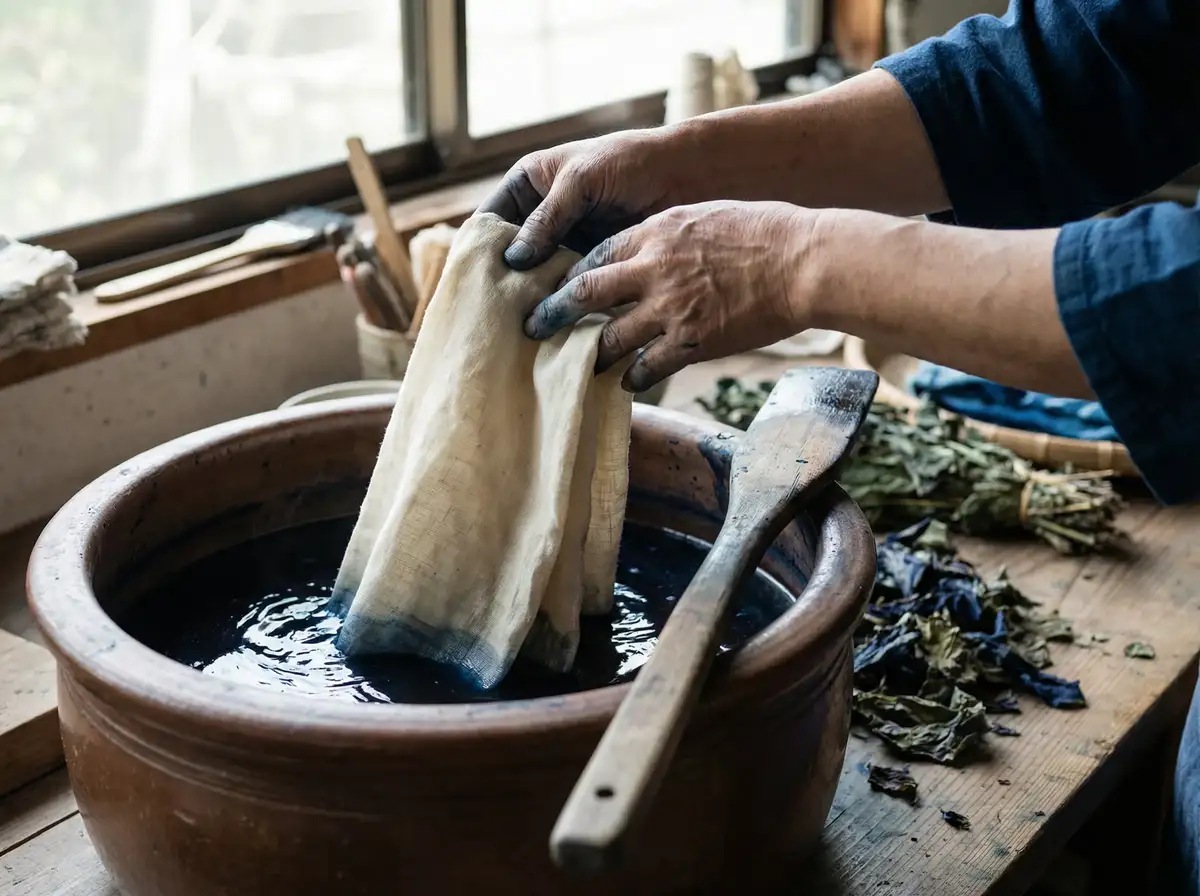 植物染色过程 - 草木染坊 | 麻豆