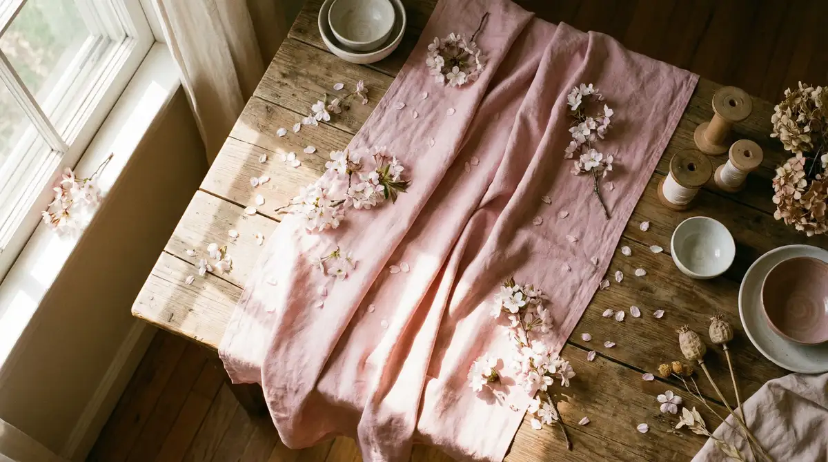 春染樱华 - 植物染春季作品 | 麻豆