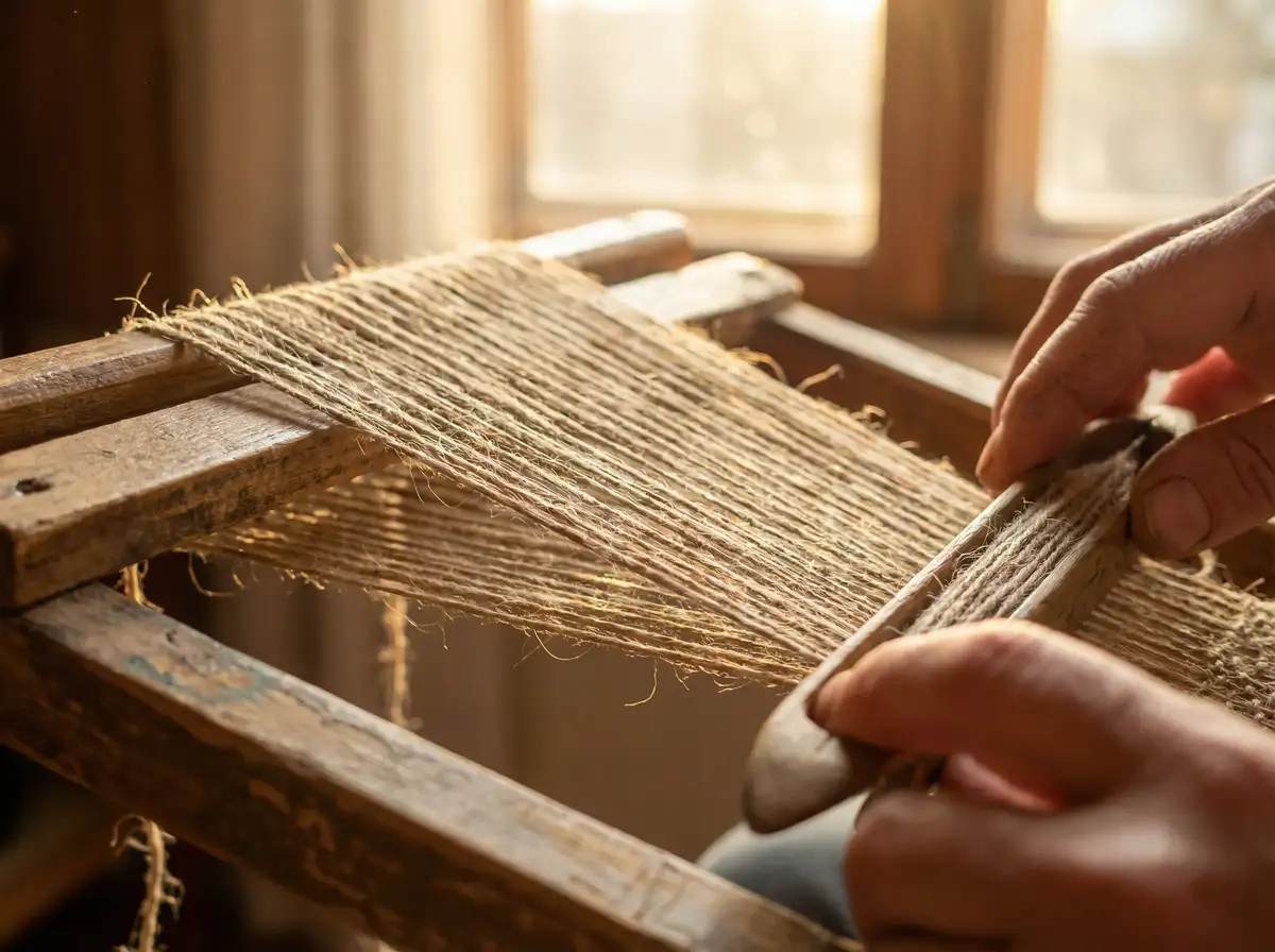 麻线编织细节 - 匠人手作 | 麻豆